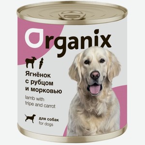Organix консервы для собак Ягненок с рубцом и морковью (100 г)