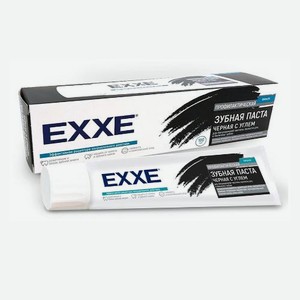 Зубная паста Exxe черная с углем, 100мл