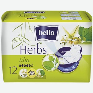 Прокладки BELLA Herbs tilia komfort softiplait, Россия, 10 шт