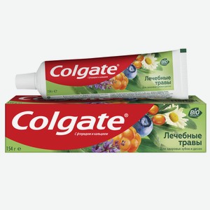 Зубная паста Colgate Лечебные травы отбеливающая с натуральными ингредиентами для здоровья зубов и десен, 100мл Китай