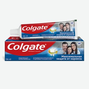 Зубная паста Colgate Максимальная защита от кариеса Свежая мята 100мл Китай