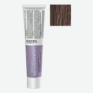 Безаммиачная крем-краска для волос De Luxe Sensation 60мл: 7/17 Русый пепельно-коричневый