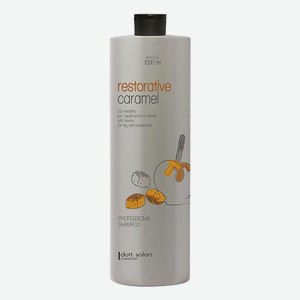 Восстанавливающий шампунь для волос с кератином Professional Line Caramel Restorative Shampoo 1000мл