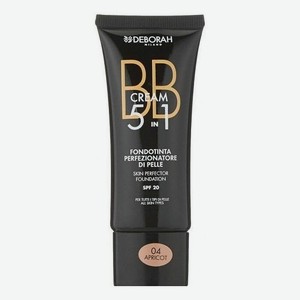 BB крем для лица 5 в 1 Cream Skin Perfector Foundation SPF20 30мл: 04 Apricot