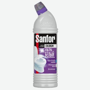 Средство чистящее SANFOR Chlorum ультра белый, 750мл