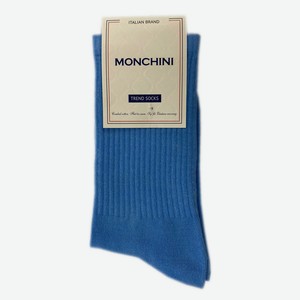 Носки женские Monchini артL202 - Голубой, Без дизайна, 38-40