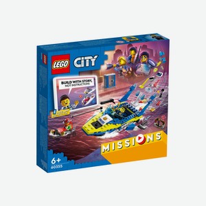 Конструктор LEGO CITY Арт.60355 Детективные миссии водной полиции 