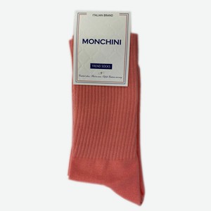 Носки женские Monchini артL202 - Коралловый, Без дизайна, 38-40