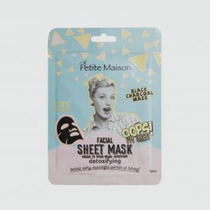 Детоксицирующая маска для лица PETITE MAISON Facial Sheet Mask Detoxifying 25 мл