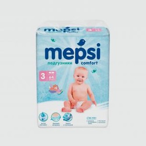 Детские подгузники MEPSI 6-11 Кг 64 шт