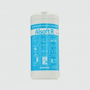 Дезинфицирующие салфетки ALSOFT R Disinfectant Wipes 80 шт