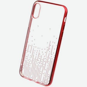 Накладка Devia Crystal Meteor Case для iPhone X - Red