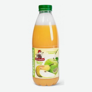 Напиток сывороточный «Пестравка» с соком яблоко груша БЗМЖ, 900 мл