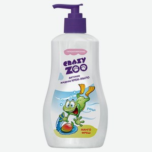 Крем-мыло жидкое Crazy Zoo манго фреш, 280 г