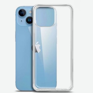 Чехол (клип-кейс) BORASCO для Apple iPhone 14 Plus, прозрачный [70799]
