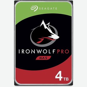 Жесткий диск Seagate Ironwolf Pro ST4000NE001, 4ТБ, HDD, SATA III, 3.5 