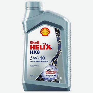 Моторное масло SHELL Helix HX 8 Synthetic, 5W-40, 1л, синтетическое [550051580]