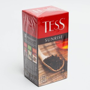 Чай черный TESS Sunrise Цейлонский, 25 пакетиков*1,8 г