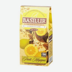 Чай черный Basilur Lemon & Lime 100 г