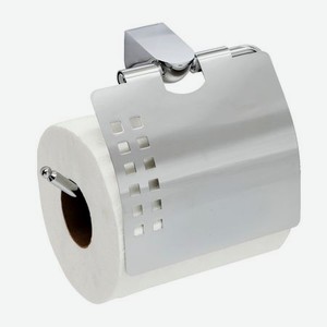 Держатель для бумаги с крышкой Wasserkraft хром 14,5х11х5 см