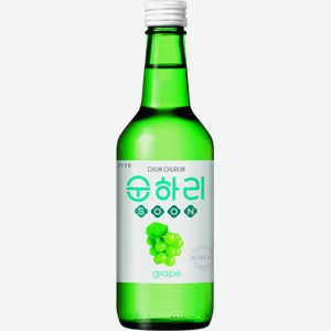 Напиток Chum Churum Soju спиртной виноград, 0.36л Южная Корея