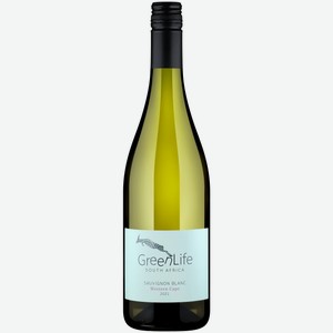Вино GreenLife Sauvignon Blanc белое сухое, 0.75л ЮАР