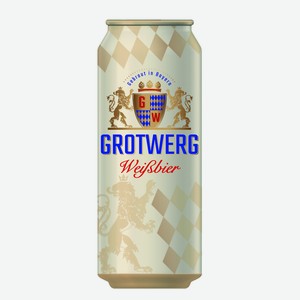 Пиво Grotwerg Вайсбир, 0.5л Германия