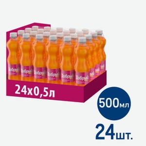 Напиток Добрый Манго-маракуйя газированный, 500мл x 24 шт Россия