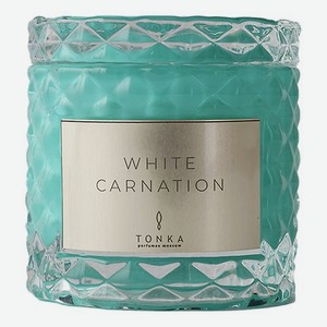 Ароматическая свеча White Carnation: свеча 50г (ментоловый подсвечник)