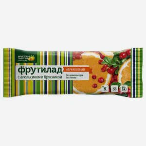 Батончик фруктовый «Фруктовая энергия» апельсин-брусника, 30 г