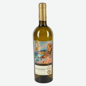 Вино Agora Sauvignon белое сухое Россия, 0,75л