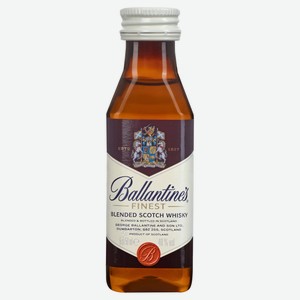 Виски Ballantine s Finest Шотландия, 0,05 л