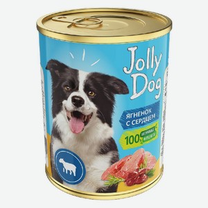 Корм для собак «Зоогурман» Jolly Dog ягненок с сердцем, 350 г