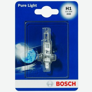 Лампа галогенная Bosch Pure Light H1 12V 55W