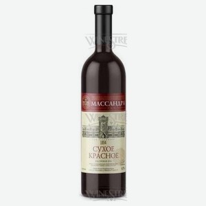 Вино «Массандра» красное сухое Россия, 0,75 л