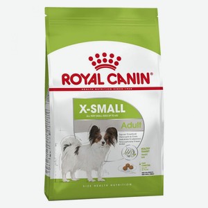 Корм сухой для собак миниатюрных размеров Royal Canin X-Small Adult от 10 месяцев до 8 лет, 3 кг