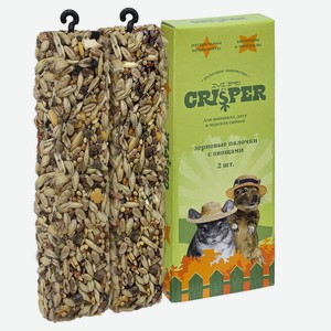 MR.Crisper лакомство для шиншилл и дегу: зерновые палочки с овощами, 2 шт. (90 гр)