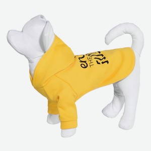 Yami-Yami одежда толстовка с капюшоном для собаки, жёлтая (100 г)