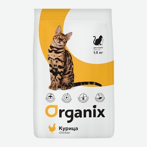 Organix сухой корм для кошек, с курочкой (18 кг)