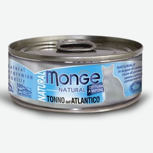 Monge консервы для кошек, с атлантическим тунцом (80 г)