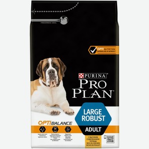Корм Purina Pro Plan для взрослых собак крупных пород с мощным телосложением, с высоким содержанием курицы (14 кг)
