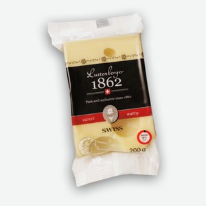 Сыр Lustenberger 1862 орехово-сладкий 50% БЗМЖ, 200 г