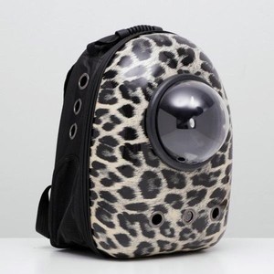 Рюкзак для переноски животных Пижон с окном для обзора 32х22х43 см