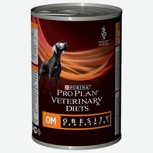 Корм для собак Purina Pro Plan Veterinary diets OM при ожирении консервированный 400г