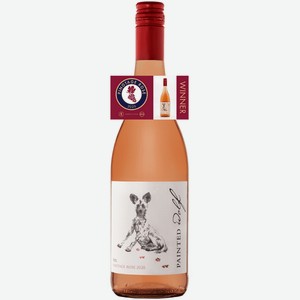 Вино Пэйнтед Вулф зе Ден Розе сортовое розовое сухое 12,5% 0,75л