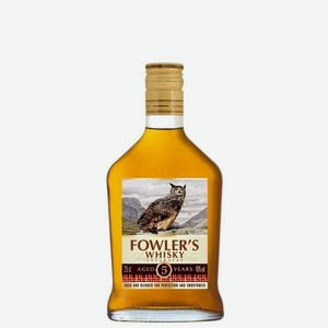 Виски Фоулерс зерновой 40% 0,25л