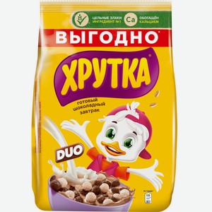 Завтрак готовый Шарики Хрутка Duo, 650г Россия