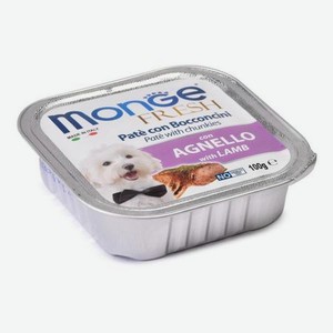 Корм для собак MONGE Dog Fresh ягненок консервированный 100г