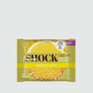 Печенье неглазированное FITNESSHOCK Лимон-кукуруза 30 гр