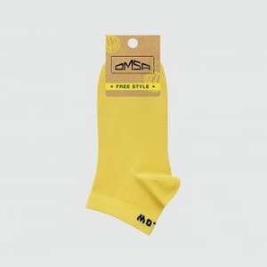 Носки OMSA С Надписью, Желтый 45-47 размер